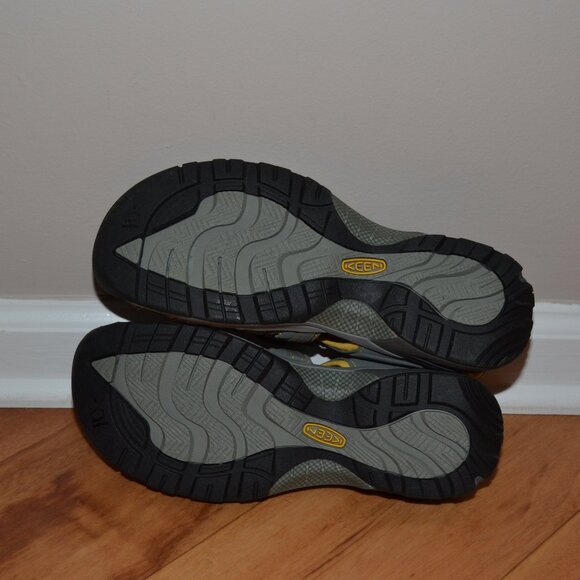 Keen Turia Sport Women's Gray/Yellow Waterproof Leather Water sandals 10.5 - Picture 7 of 8